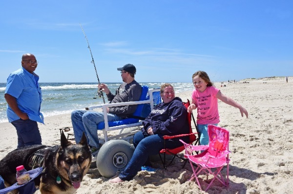 Disabled anglers at GSFT
