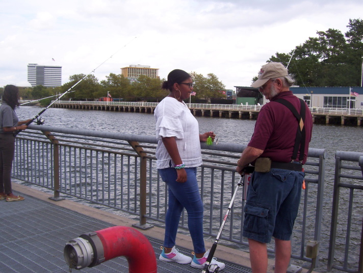 Paul Harris NJBBA discussing rod and reel bascis.